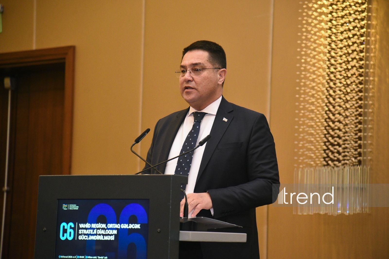 Bakıda "C6: Birləşmiş Region, Ümumi Gələcək - Strateji Dialoqun Gücləndirilməsi" mövzusunda beynəlxalq konfrans keçirilir (FOTO)