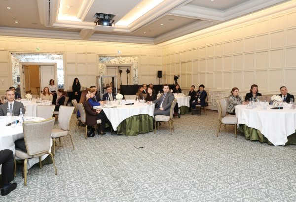 BMT ilə dayanıqlı inkişaf üzrə əməkdaşlığa dair müzakirələr aparılıb (FOTO)