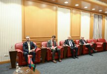 Heydər Əliyev Fondunun vitse-prezidenti Leyla Əliyeva Tiranada Albaniya Prezidenti Bayram Beqay ilə görüşüb (FOTO)