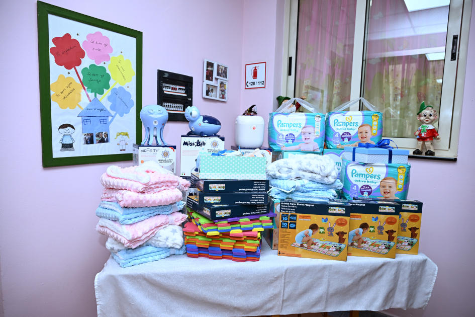 Heydər Əliyev Fondunun vitse-prezidenti Leyla Əliyeva Tiranada “Hannah və Rosafa” uşaq evini və "Mother Teresa" Universitet Xəstəxana Mərkəzini ziyarət edib (FOTO)