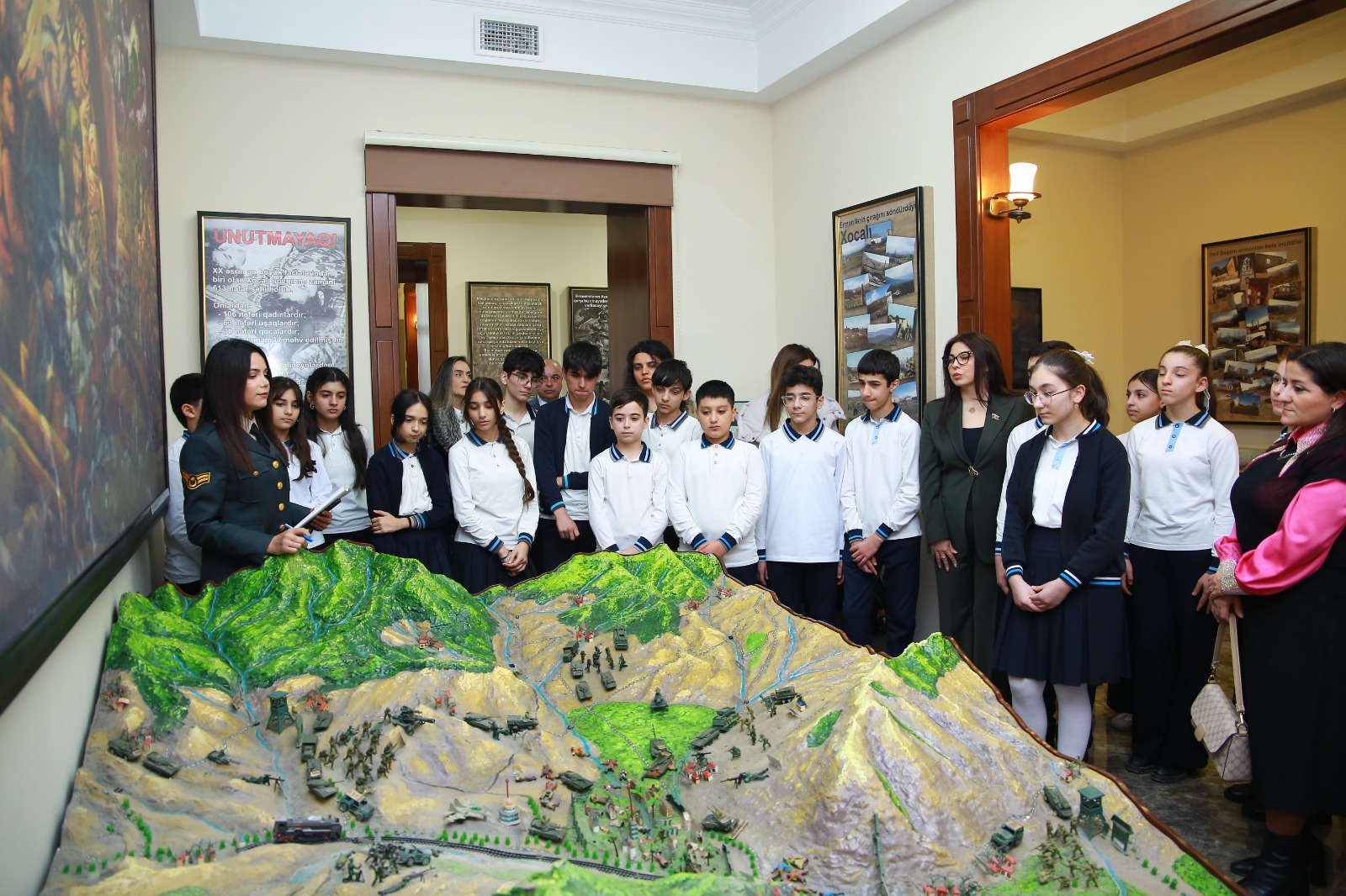 Hərbi Prokurorluqdakı Soyqırımı Memorial Muzeyi ziyarət edilib (FOTO)