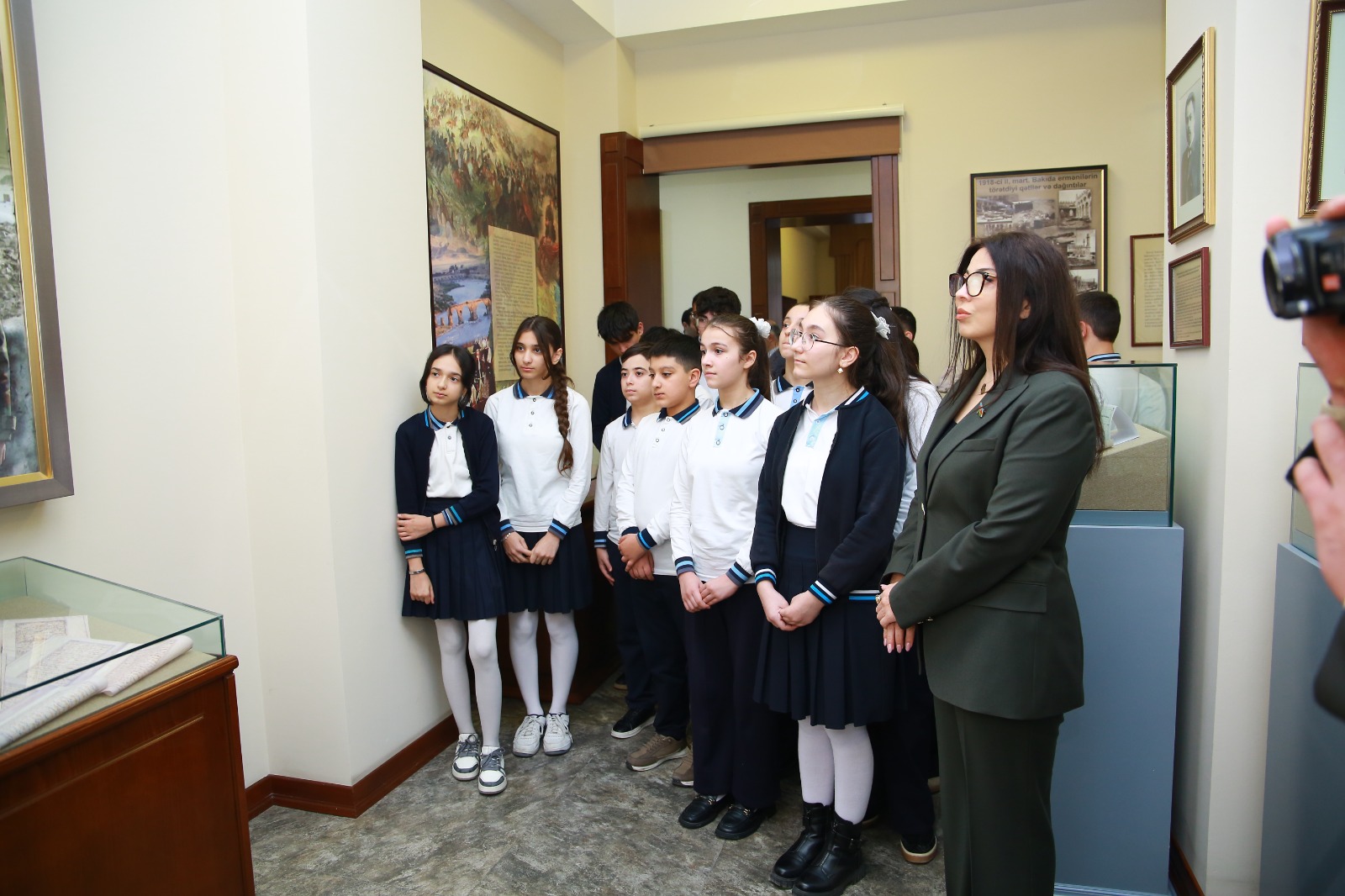 Hərbi Prokurorluqdakı Soyqırımı Memorial Muzeyi ziyarət edilib (FOTO)