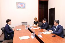 Komitə sədri “Yüksəliş” müsabiqəsinin qalibi ilə görüşüb (FOTO)