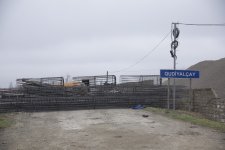 Elnur Rzayev yenidən qurulan körpü keçidində işlərin gedişi ilə maraqlanıb (FOTO)