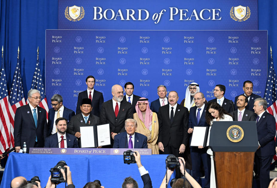 Prezident İlham Əliyev Vaşinqtonda Sülh Şurasının ilk iclasında iştirak edib (FOTO/VİDEO) (YENİLƏNİB-3)