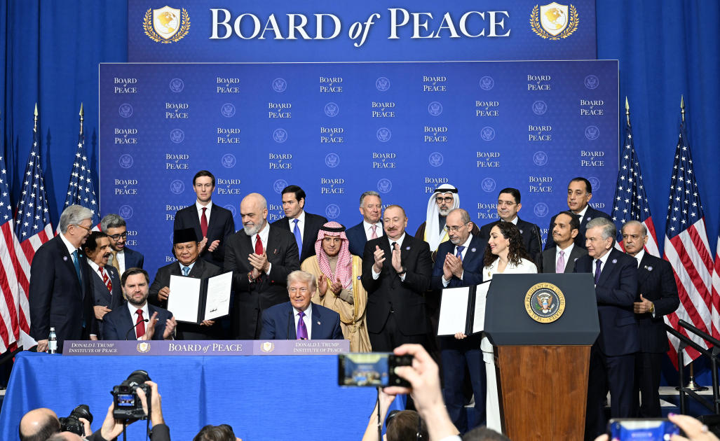 Prezident İlham Əliyev Vaşinqtonda Sülh Şurasının ilk iclasında iştirak edib (FOTO/VİDEO) (YENİLƏNİB-3)