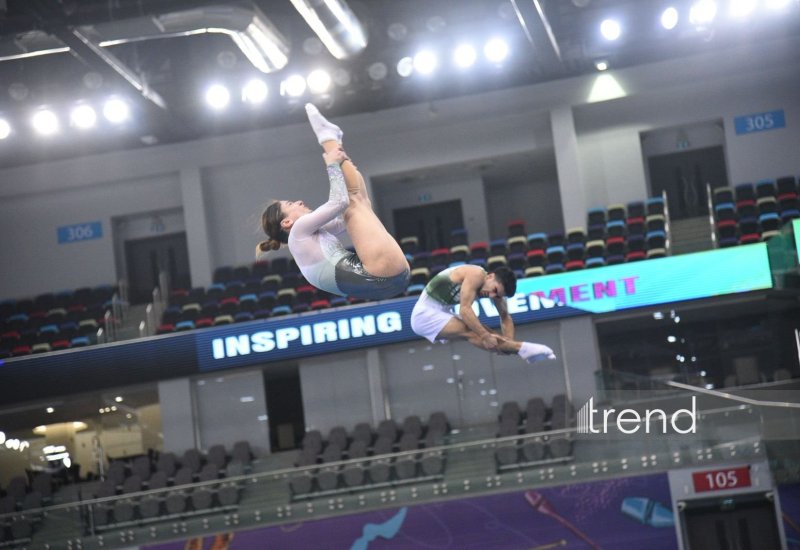 Bakıda batut gimnastikası və tamblinq üzrə Dünya kuboku keçirilir (FOTO)
