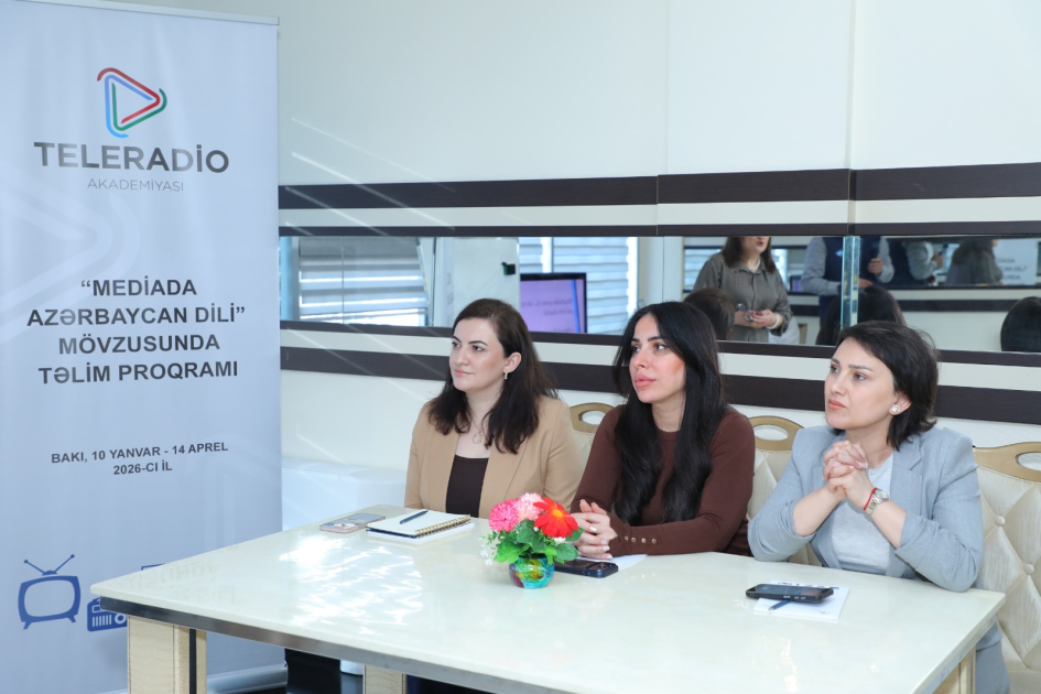 “Nitqin gözəlliyi, orfoqrafiya qaydaları və ifadə-üslub xətaları” mövzusuna həsr olunan təlim keçirildi (FOTO)