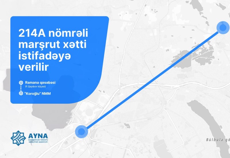 Bakıda yeni marşrut xətti istifadəyə verildi