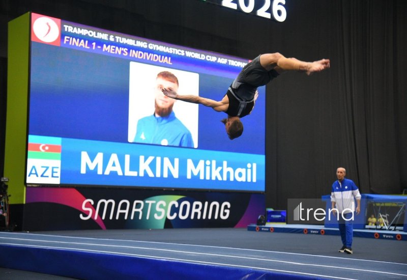 Bakıda batut gimnastikası və tamblinq üzrə Dünya kuboku başa çatdı (FOTO)