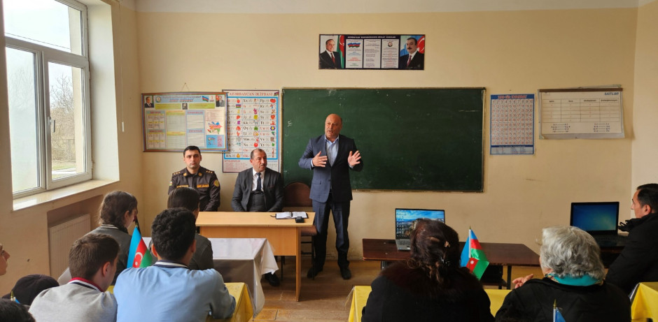 Fövqəladə Hallar Nazirliyi tərəfindən silsilə maarifləndirmə tədbirləri keçirildi (FOTO)