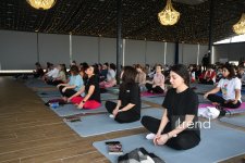 Bakıda IX Yoqa Festivalı keçirildi (FOTO)