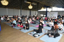 Bakıda IX Yoqa Festivalı keçirildi (FOTO)