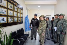 Zakir Həsənov HHQ-nin bölmələrində oldu (FOTO/VİDEO)