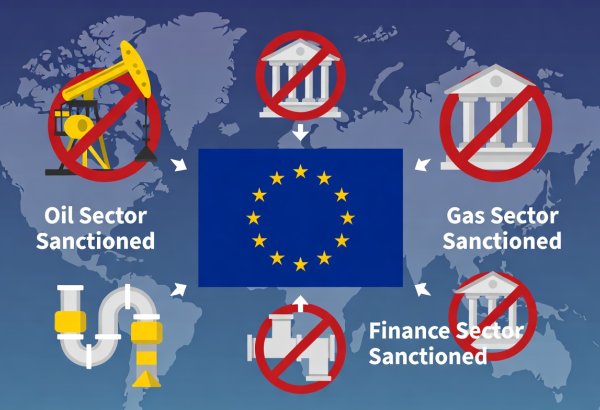Avropa İttifaqı Rusiyaya qarşı sanksiyaların müddətini 2027-ci ilə qədər uzatdı