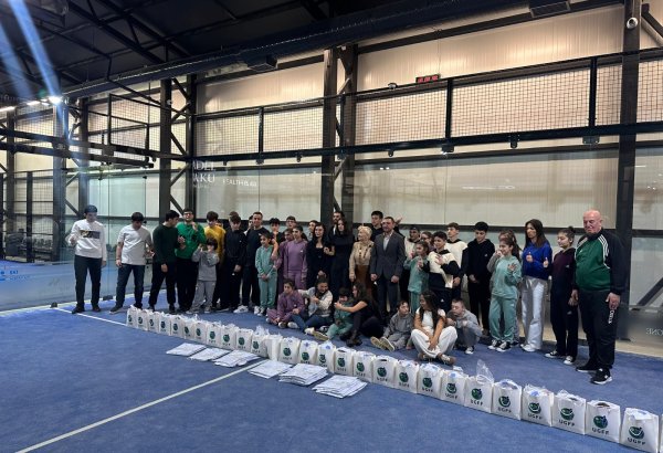 Azərbaycan Uşaq və Gənclər Futbol Federasiyası “Padel hər kəs üçündür” inklüziv idman tədbirində iştirak edib (FOTO)