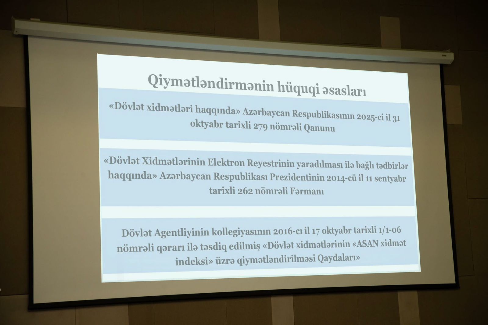 “ASAN xidmət indeksi”nə və “ASAN müraciət”ə dair nəticələr açıqlanıb (FOTO)