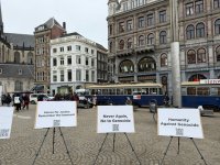 Amsterdamın mərkəzində “Xocalıya ədalət!” çağırışı (FOTO)