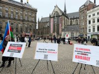 Amsterdamın mərkəzində “Xocalıya ədalət!” çağırışı (FOTO)