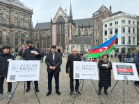 Amsterdamın mərkəzində “Xocalıya ədalət!” çağırışı (FOTO)
