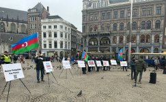 Amsterdamın mərkəzində “Xocalıya ədalət!” çağırışı (FOTO)