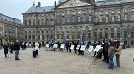 Amsterdamın mərkəzində “Xocalıya ədalət!” çağırışı (FOTO)