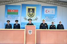 Hərbi prokuror Müdafiə Nazirliyinin Hərbi Dəniz Qüvvələrində görüş keçirib (FOTO)