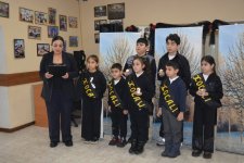 Dneprdə yaşayan azərbaycanlılar Xocalı qurbanlarını anıblar (FOTO)