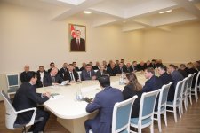 Xaçmaz RİH-də əkin mövsümünə hazırlıq üzrə tədbirlər planı müzakirə edilib (FOTO)