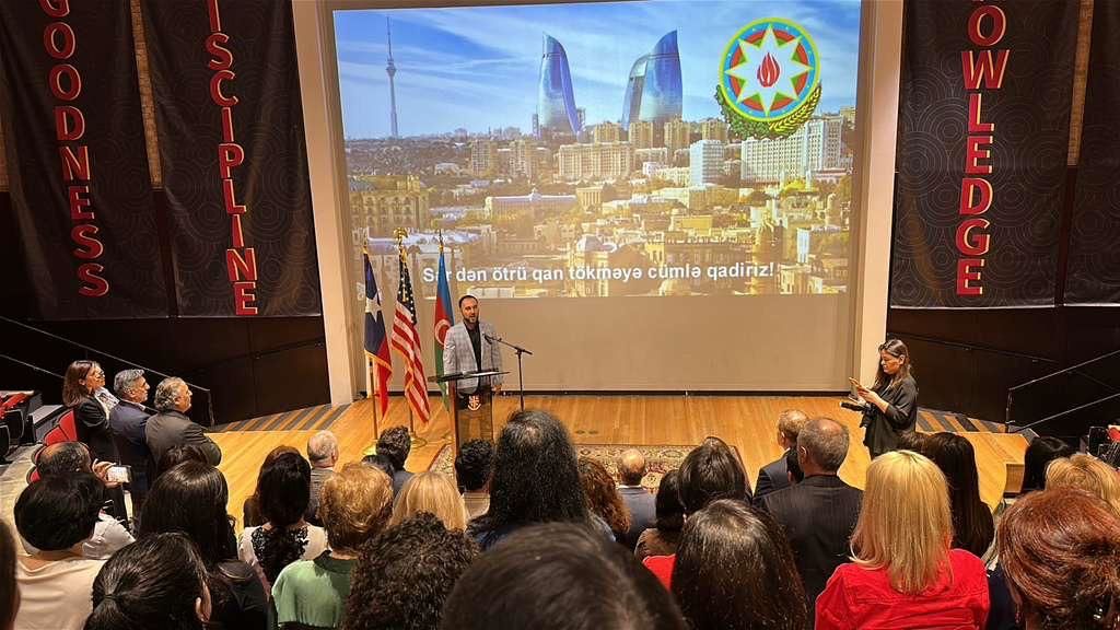 Hyustonda Xocalı soyqırımına həsr olunan beynəlxalq konfrans keçirilib (FOTO)