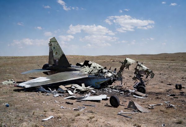 Qazaxıstanda hərbi təyyarə qəzaya uğradı