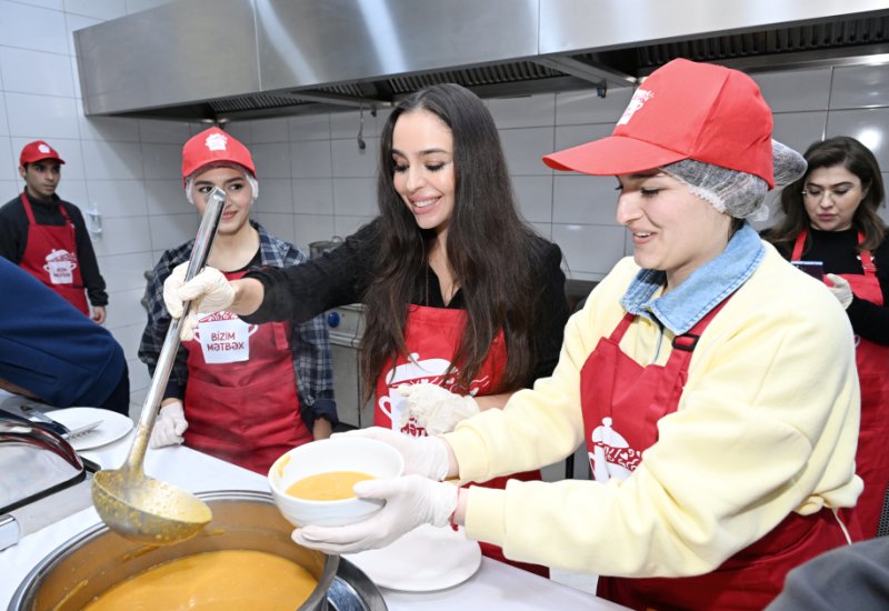 Heydər Əliyev Fondunun vitse-prezidenti Leyla Əliyeva Qubada iftar məclisində iştirak edib (FOTO)