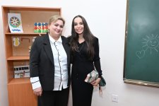 Leyla Əliyeva və Alena Əliyeva Quba şəhərində internat tipli ümumtəhsil məktəbini və STEAM mərkəzini ziyarət ediblər (FOTO)