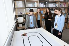 Leyla Əliyeva və Alena Əliyeva Quba şəhərində internat tipli ümumtəhsil məktəbini və STEAM mərkəzini ziyarət ediblər (FOTO)