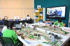 Leyla Əliyeva və Alena Əliyeva Quba şəhərində internat tipli ümumtəhsil məktəbini və STEAM mərkəzini ziyarət ediblər (FOTO)