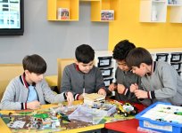 Leyla Əliyeva və Alena Əliyeva Quba şəhərində internat tipli ümumtəhsil məktəbini və STEAM mərkəzini ziyarət ediblər (FOTO)