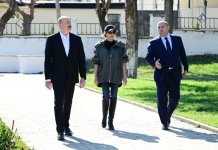 Prezident İlham Əliyev və Birinci xanım Mehriban Əliyeva Xocavənd şəhər və Xocavənd kənd sakinləri ilə görüşüblər (FOTO)