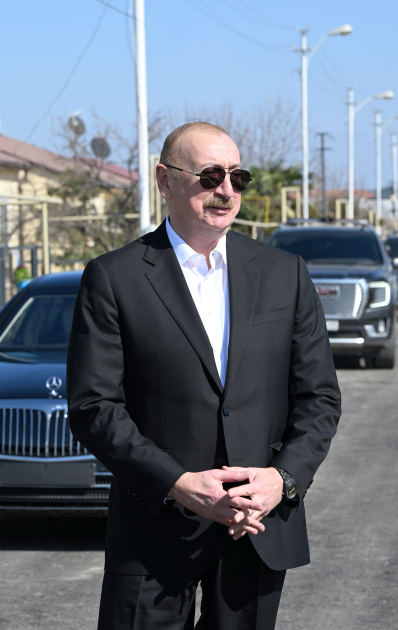 Prezident İlham Əliyev və Birinci xanım Mehriban Əliyeva Xocavənd kəndində görülmüş işlərlə tanış olublar (FOTO/VİDEO) (YENİLƏNİB)