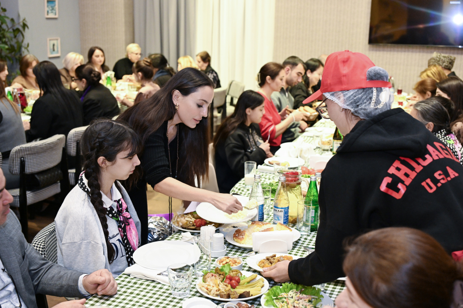 Heydər Əliyev Fondunun vitse-prezidenti Leyla Əliyeva Qubada iftar məclisində iştirak edib (FOTO)