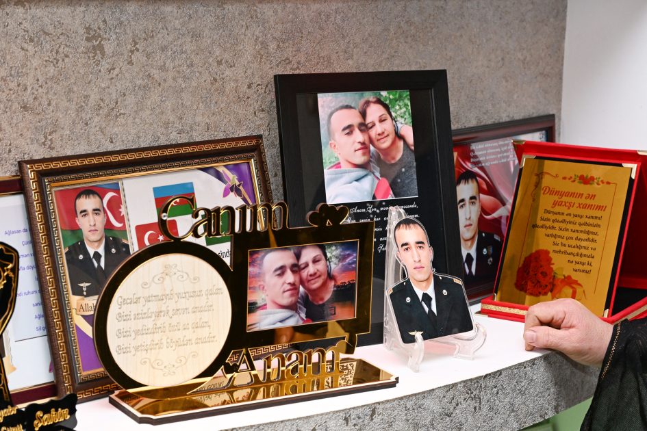 Heydər Əliyev Fondunun vitse-prezidenti Leyla Əliyeva Vətən Müharibəsi Qəhrəmanı Şahin Allahyarovun ailəsini ziyarət edib (FOTO)