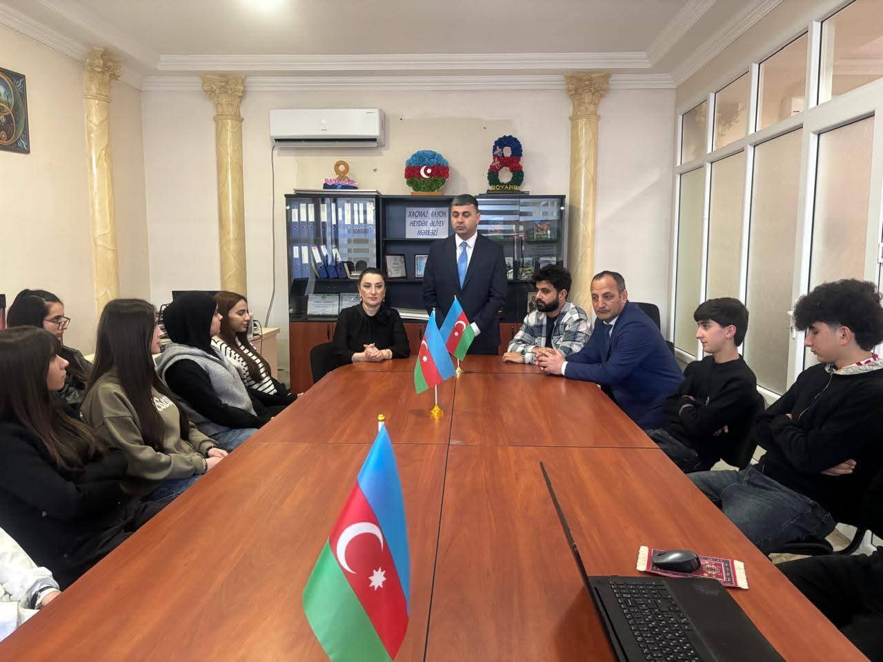 Xaçmaz rayonunda Xocalı soyqırımının 34-cü ildönümü ilə əlaqədar silsilə tədbirlər keçirilib (FOTO)