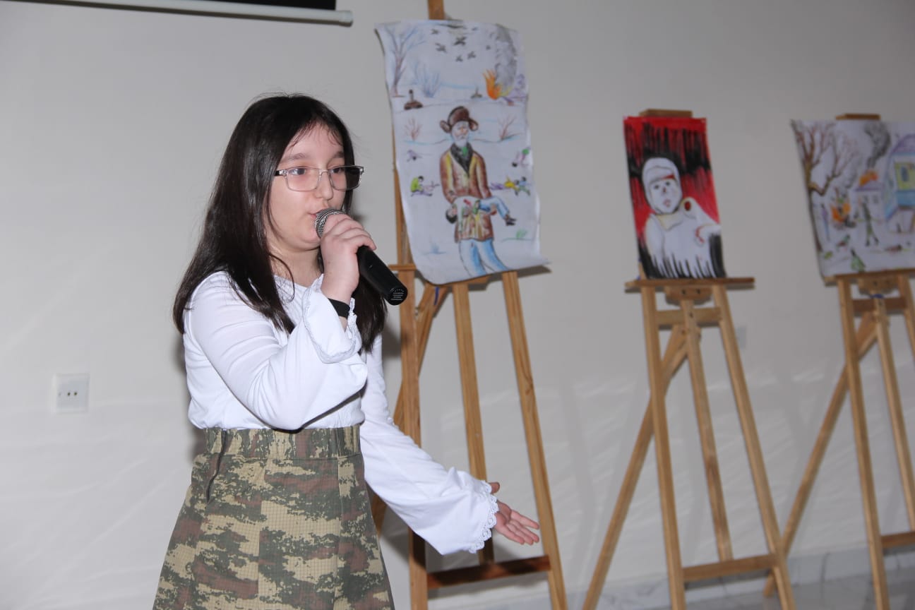 Xaçmaz rayonunda Xocalı soyqırımının 34-cü ildönümü ilə əlaqədar silsilə tədbirlər keçirilib (FOTO)