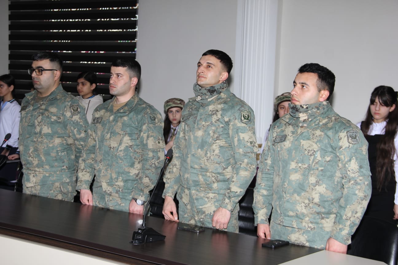 Xaçmaz rayonunda Xocalı soyqırımının 34-cü ildönümü ilə əlaqədar silsilə tədbirlər keçirilib (FOTO)