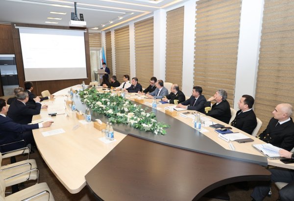 Dövlət Dəniz və Liman Agentliyində Qazaxıstan nümayəndə heyəti ilə görüş olub (FOTO)