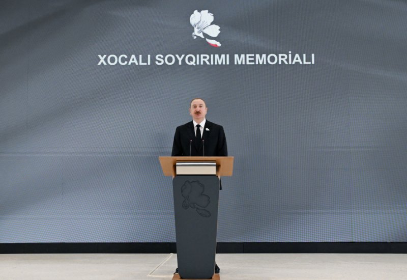 Prezident İlham Əliyev: Xocalı soyqırımını törətmiş, əli Azərbaycan xalqının qanına batmış quldurlar məhkəmə qarşısında cavab verməli oldular (TAM ÇIXIŞ)