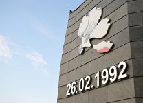 Prezident İlham Əliyev və Birinci xanım Mehriban Əliyeva Xocalı Soyqırımı Memorialının açılışında iştirak ediblər (FOTO/VİDEO) (YENİLƏNİB 4)