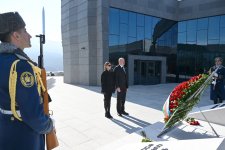 Prezident İlham Əliyev və Birinci xanım Mehriban Əliyeva Xocalı Soyqırımı Memorialının açılışında iştirak ediblər (FOTO/VİDEO) (YENİLƏNİB 4)