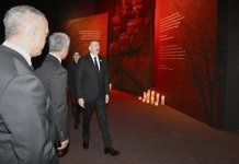 Prezident İlham Əliyev və Birinci xanım Mehriban Əliyeva Xocalı Soyqırımı Memorialının açılışında iştirak ediblər (FOTO/VİDEO) (YENİLƏNİB 4)