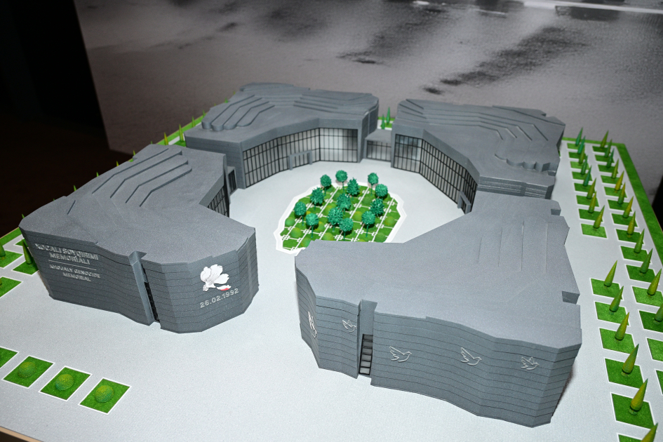 Prezident İlham Əliyev və Birinci xanım Mehriban Əliyeva Xocalı Soyqırımı Memorialının açılışında iştirak ediblər (FOTO/VİDEO) (YENİLƏNİB 4)