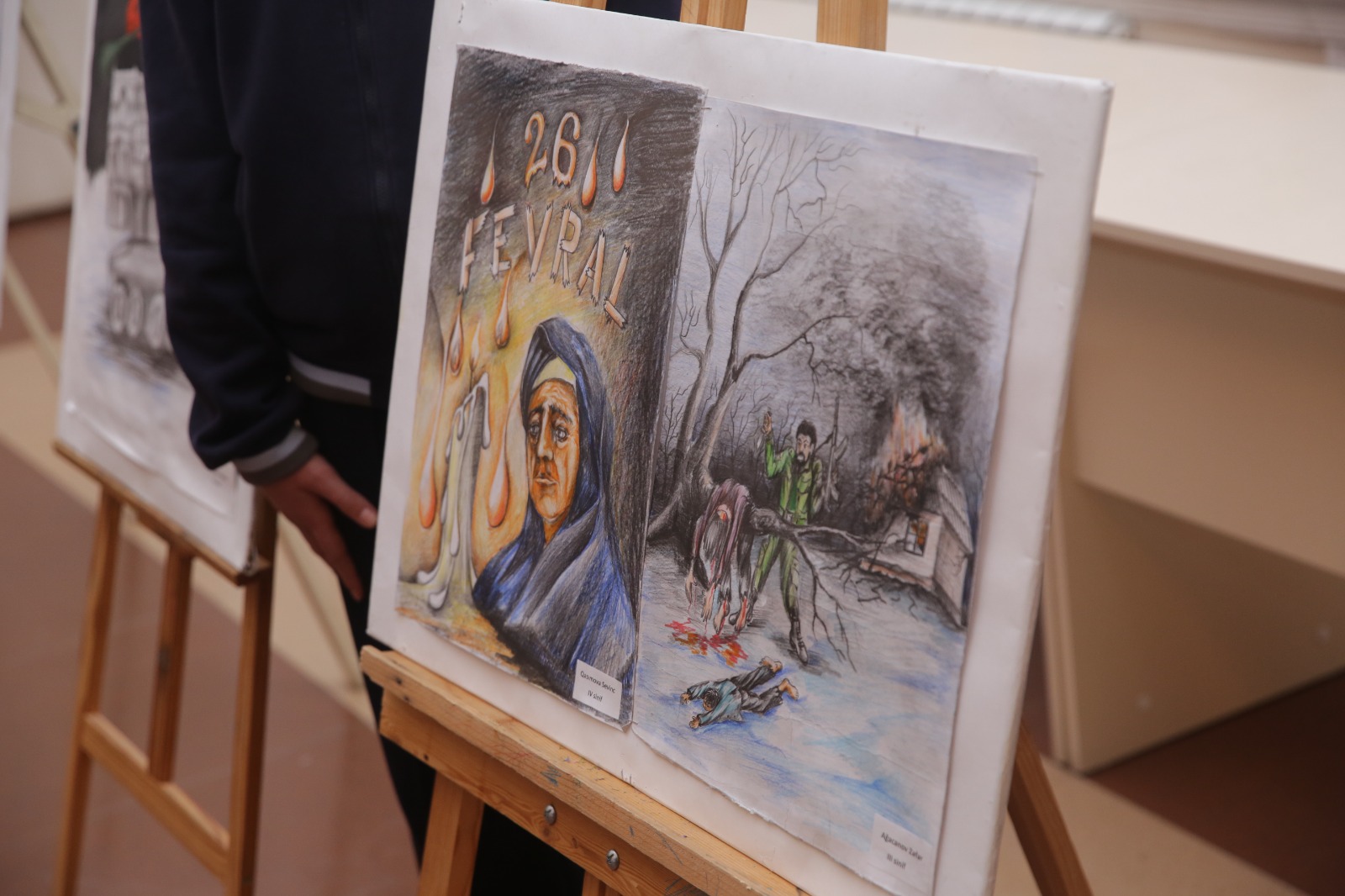 Xaçmaz rayonunda “Xocalı – tarixin silinməz yaddaşı” adlı ədəbi-bədii kompozisiya nümayiş olunub (FOTO)